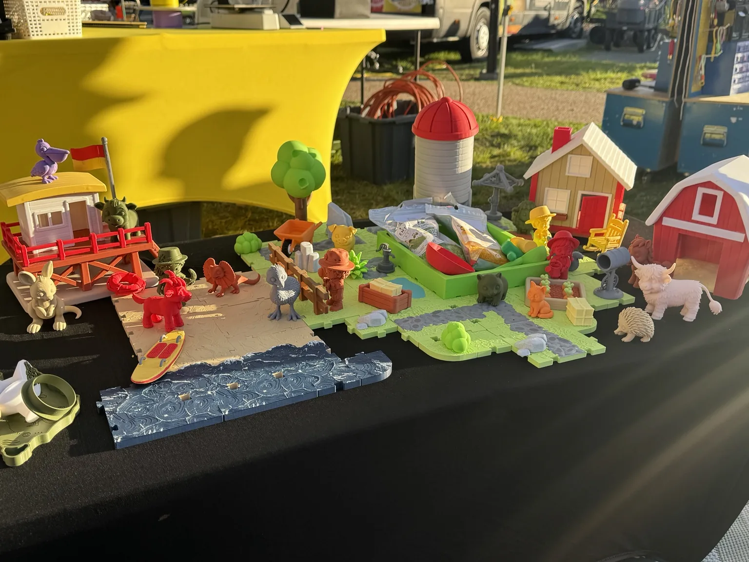 EMT Dimensions products being explored at a local market